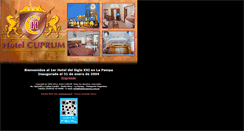 Desktop Screenshot of hotelcuprum.com.ar